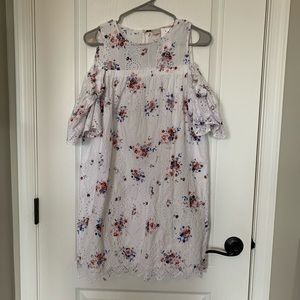 Floral eyelet dress